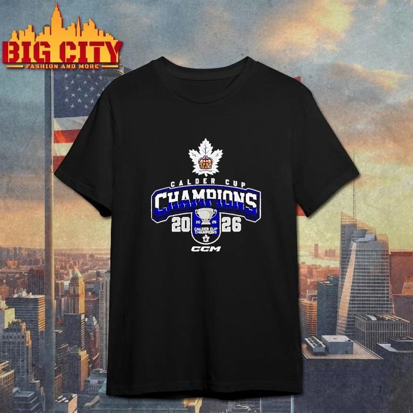 Toronto Marlies Hockey Nhl Calder Cup Champs Locker Room 2026 Shirt