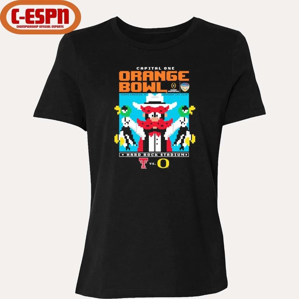 Texas Tech Duck Hunt 2025 Orange Bowl Shirt