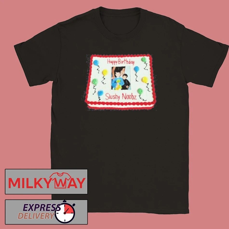 Slushy Noobz Birthday Cake Shirt