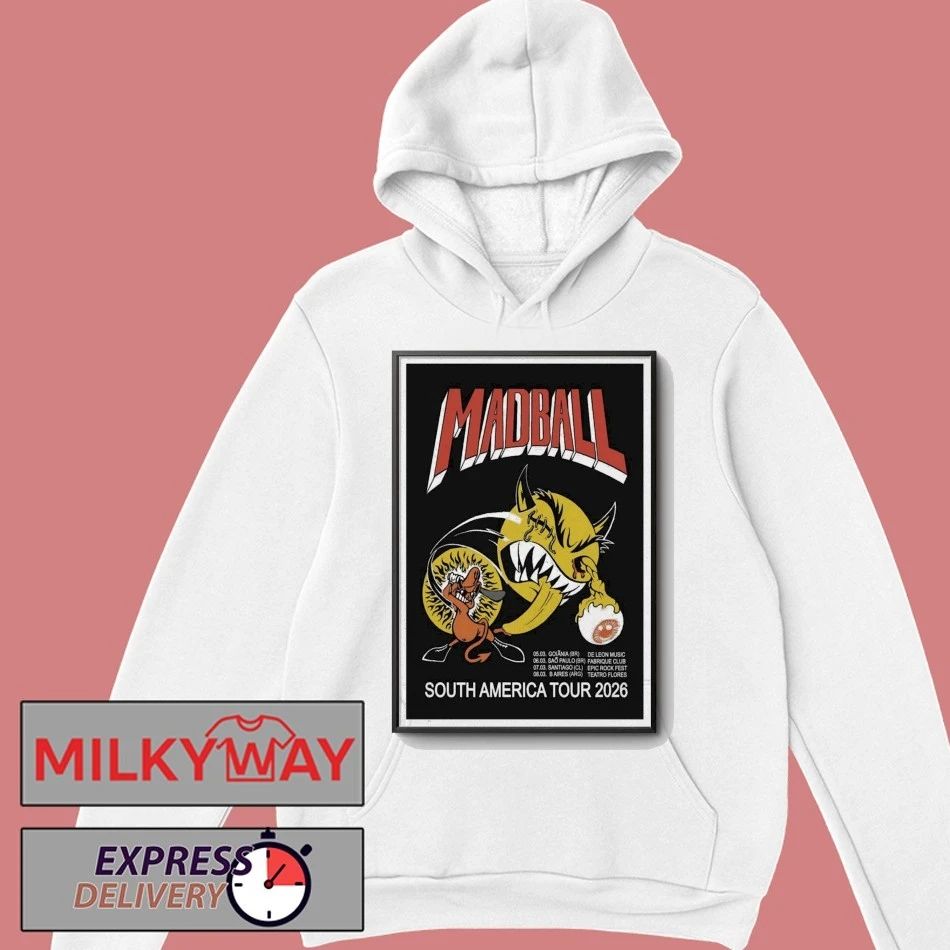 Poster March 2026 Madball South America Tour shirt