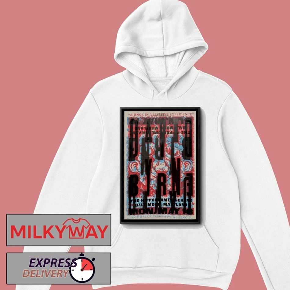 LIMITED Poster DAVID BYRNE May 18 2026 Baltimore, Maryland shirt