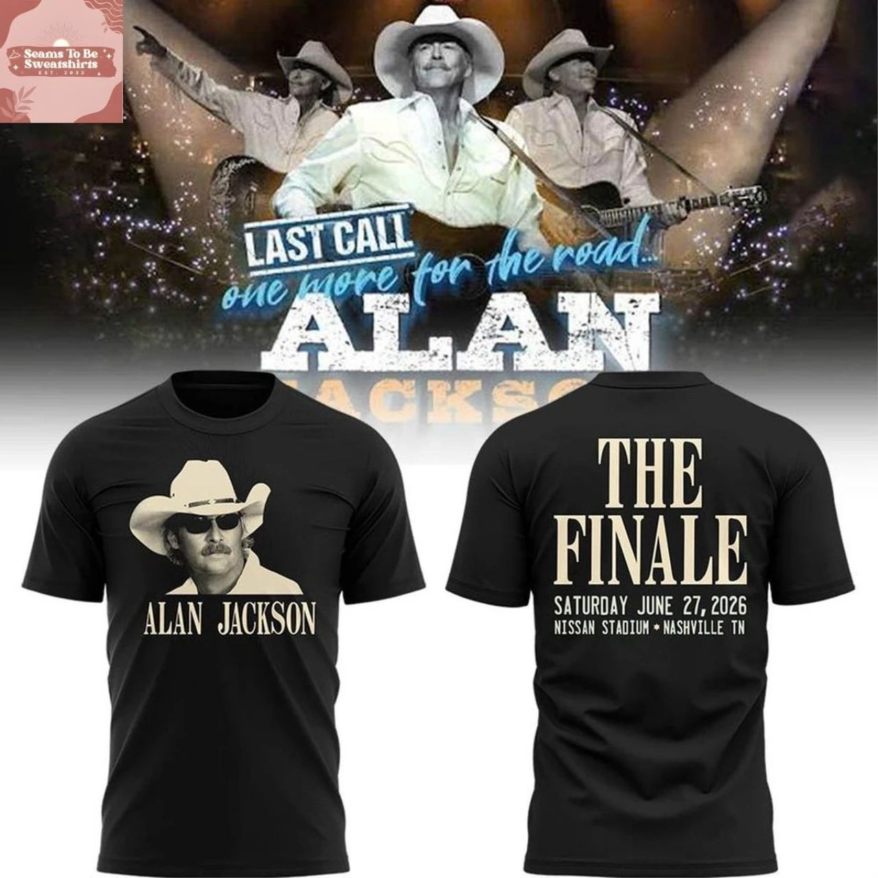Tennessee Titans x Alan Jackson Last Call The Finale 2026 Shirt