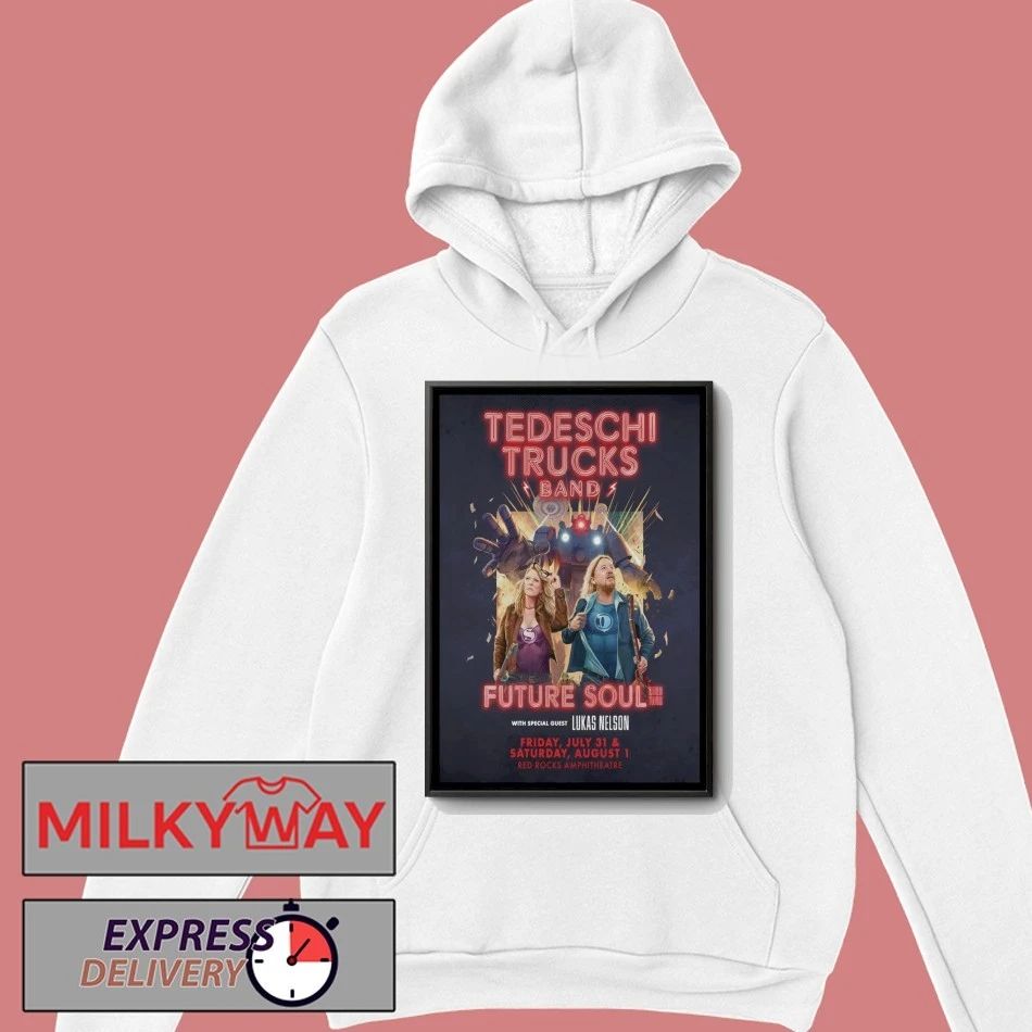 Tedeschi Trucks Band At Red Rocks Amphitheatre On Jul 31-Aug 1 2026 Poster shirt