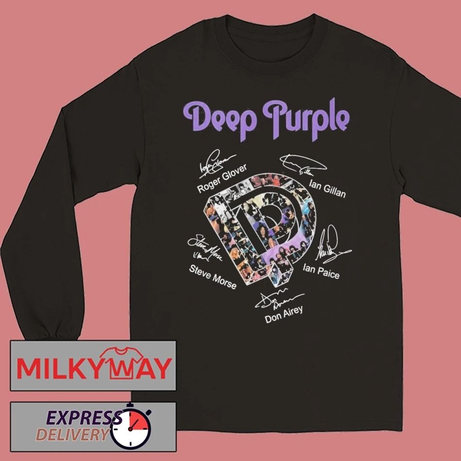 Deep Purple Band Logo Signature Shirt