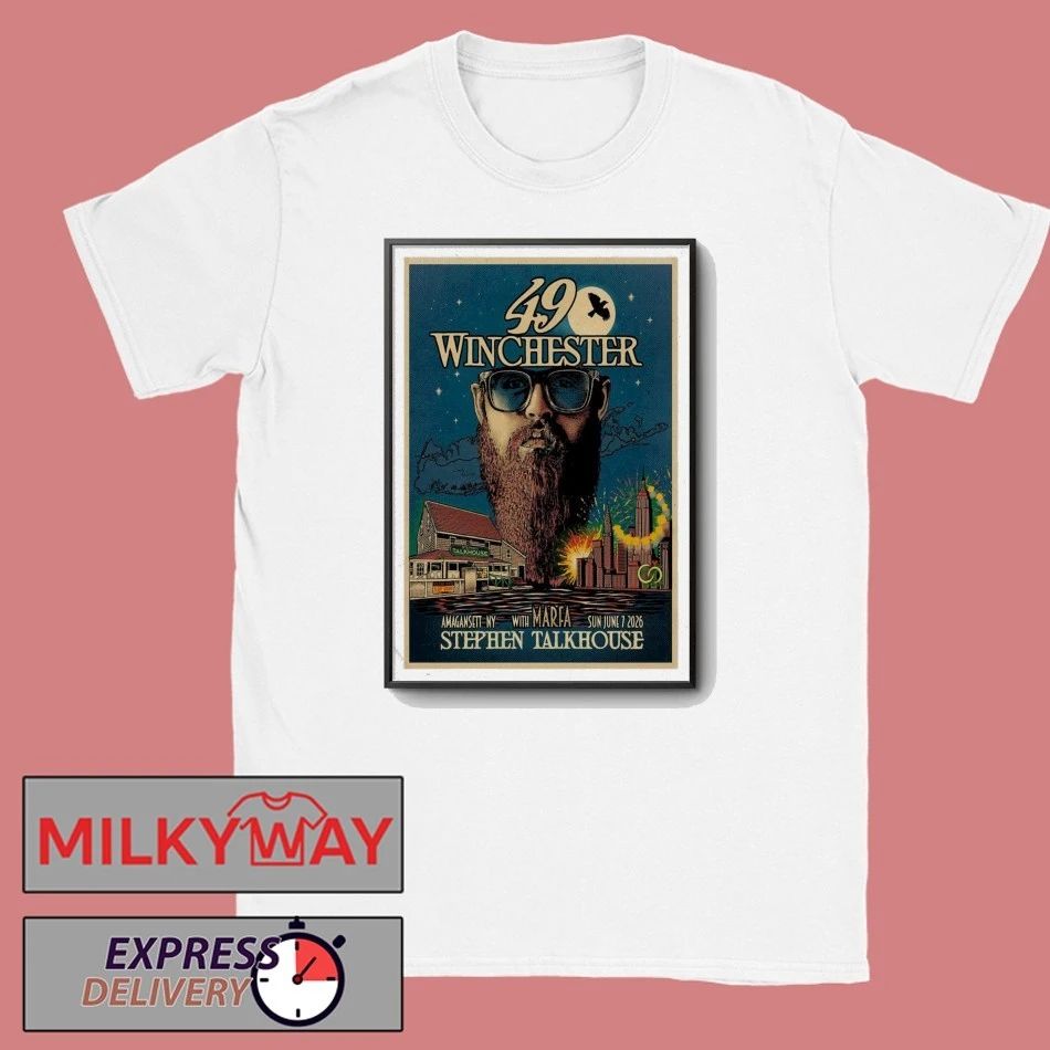 49 Winchester Amagansett New York Event Poster At The Stephen Talkhouse On June 7 2026 shirt