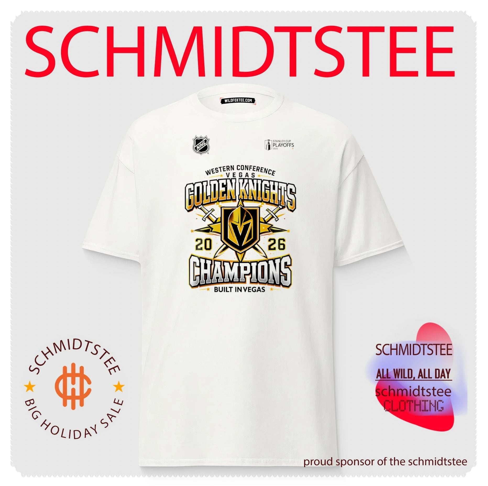 Western Conference Champions 2026 Vegas Golden Knights Built in Vegas shirt