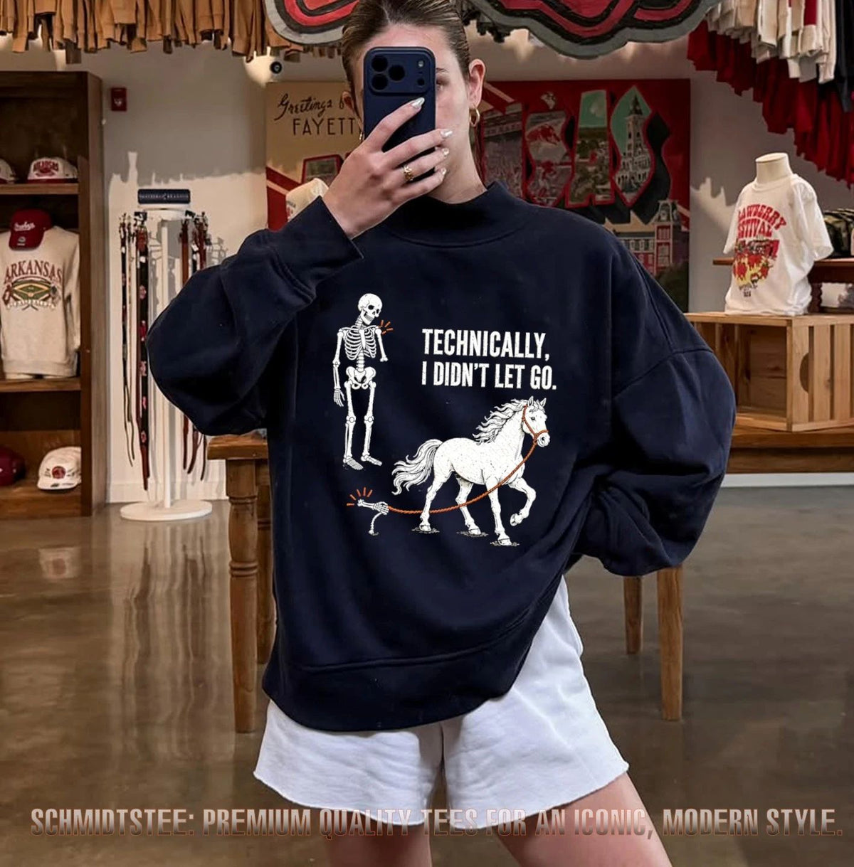 Horse Technically I Didnt Let Go Halloween 2026 shirt