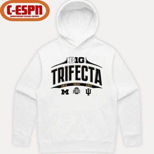 3-Peat Big Ten College Football National Champions Trifecta T-Shirt