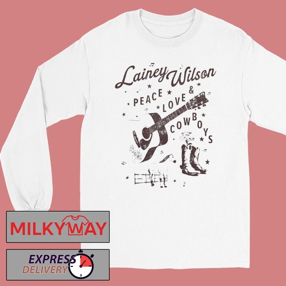 Lainey‎ Wilson Peace Love & Cowboys T-Shirt