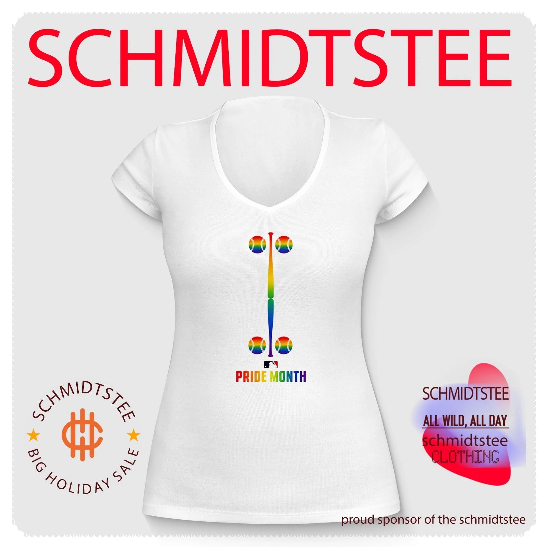 2026 MLB Pride Month Logo Shirt
