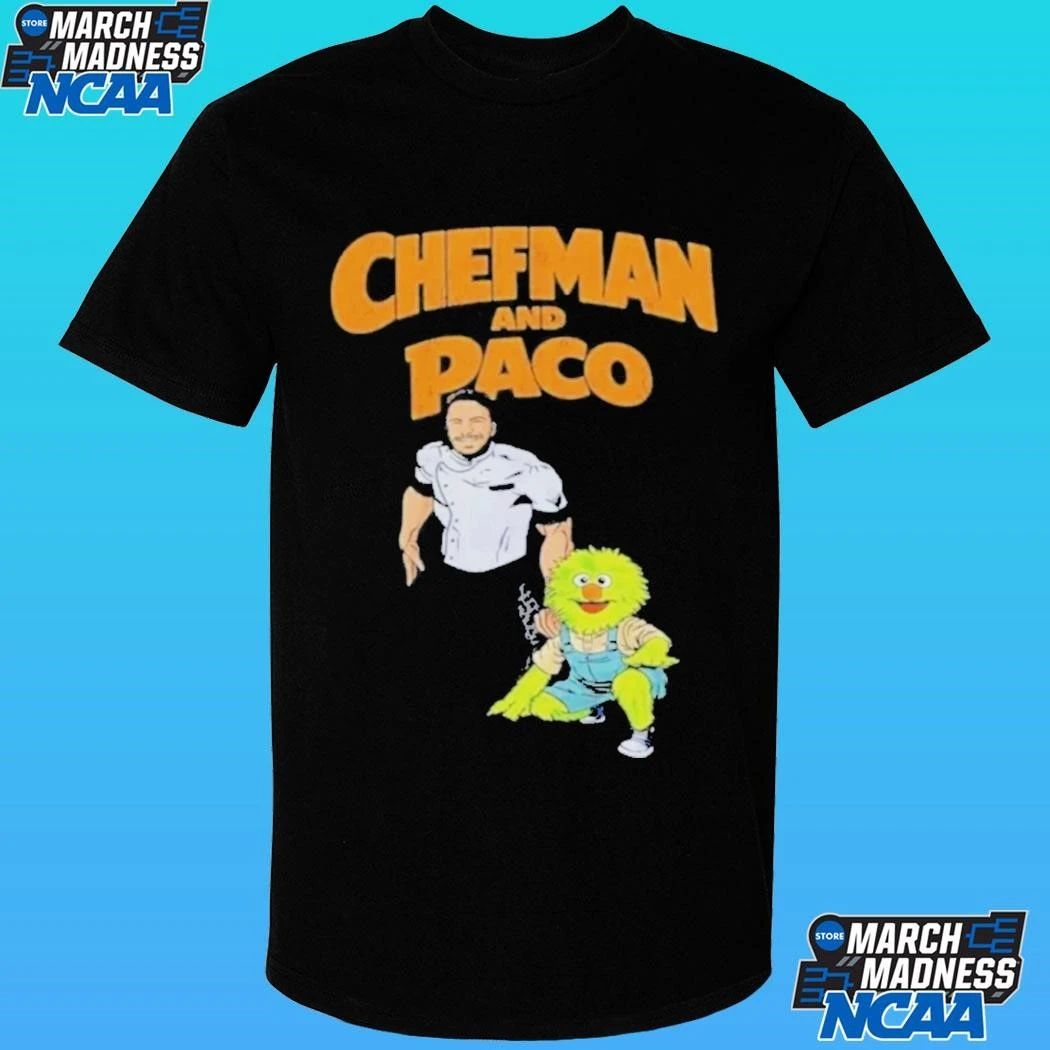 Chefman And Paco Cartoon Mascot Graphic Shirt