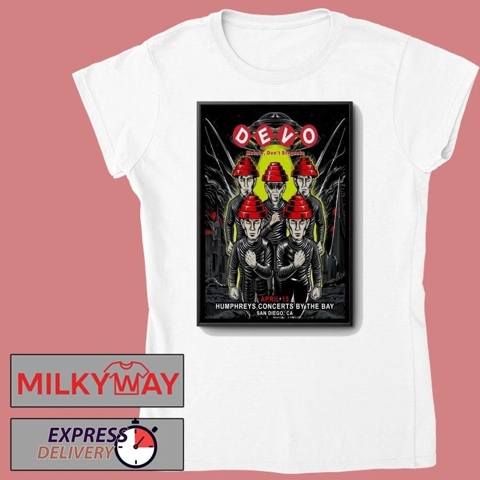 Devo Humphrey’s Concerts By The Bay in San Diego CA Apr 15 2026 Poster shirt