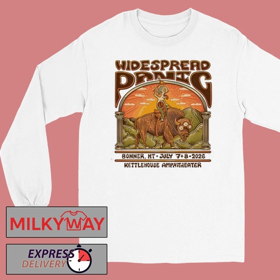 Widespread Panic Jul 7-8 2026 KettleHouse Amphitheater In Bonner MT Shirt