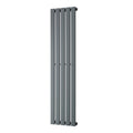 Typhoon – Anthracite Designer Radiator H1400mm x W340mm Single Panel – Feet Included