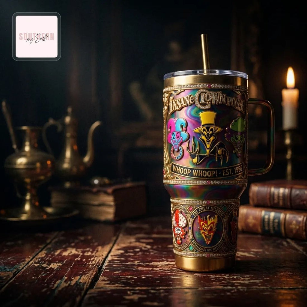 Insane Clown Posse ICP Fan Art Insulated Tumbler with Handle