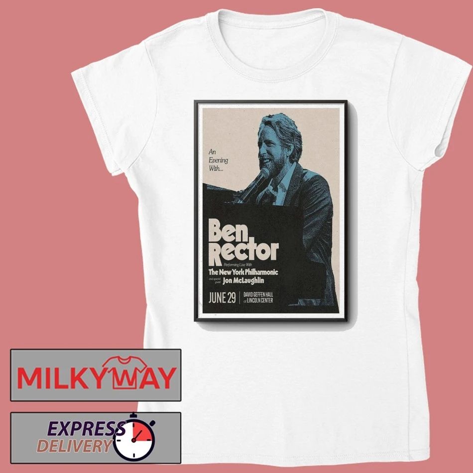 June 29 2026 Poster Tour Ben Rector New York Philharmonic shirt