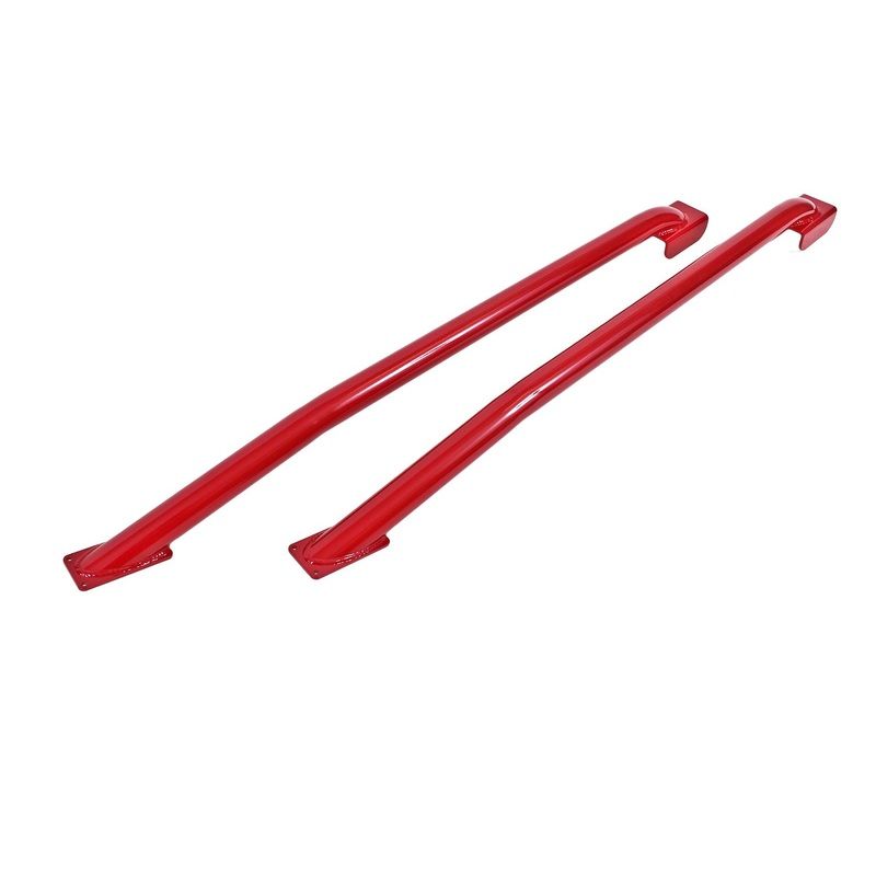 Weld-On Boxed STD. Subframe Connectors 98-04 Ford Mustang Red