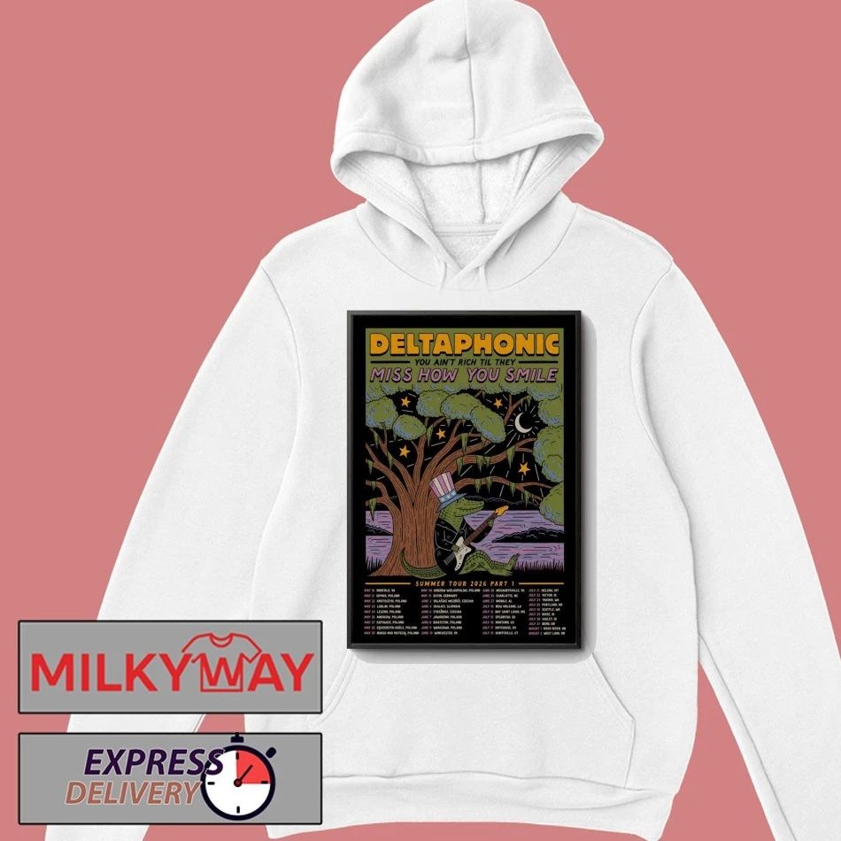 Poster Deltaphonic Summer 2026 Shows shirt