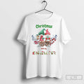 Classic Christmas With My Gnomies Pinecones And Holly Watercolor White T Shirts
