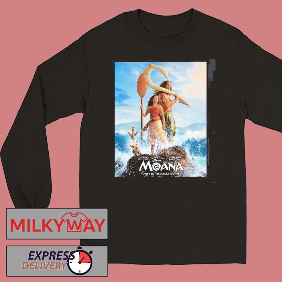 Moana Live Action Starring The Rock Dwayne Johnson And Catherine Laga’aia In Theaters On July 10 2026 T-Shirt