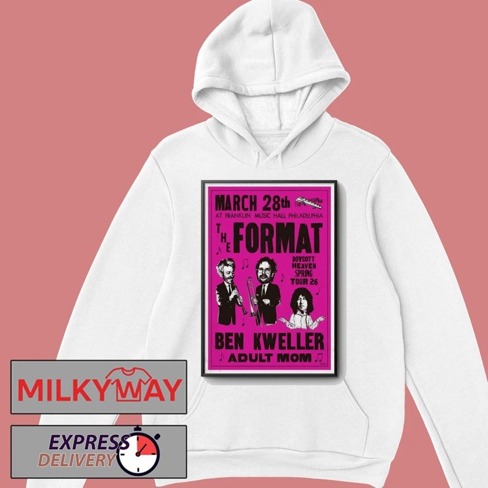 The Format Mar 28 2026 Poster Ben Kweller shirt