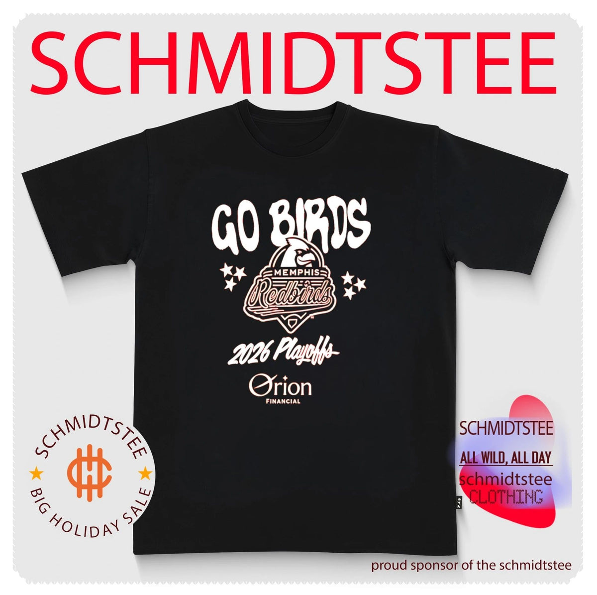 Memphis Redbirds Go Virds 2026 Playoffs shirt