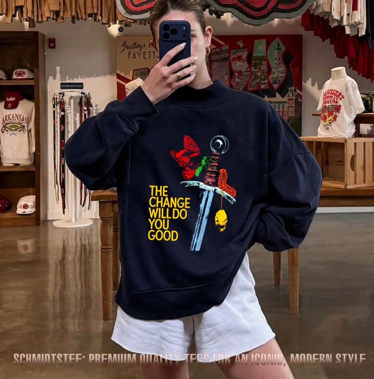 The Change Will Do You Good Butterfly and Sword shirt