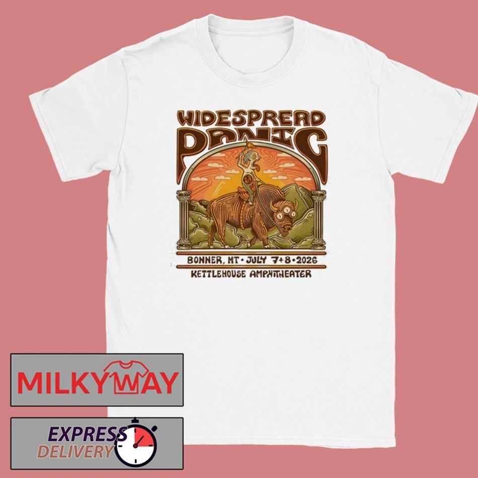 Widespread Panic Jul 7-8 2026 KettleHouse Amphitheater In Bonner MT Shirt