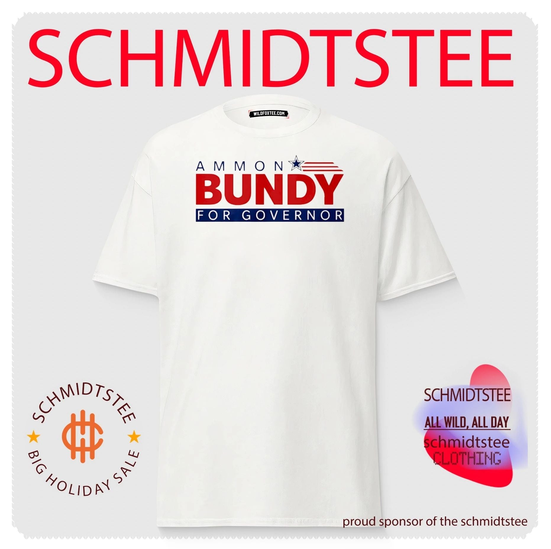 Ammon Bundy for Governor Vote 2026 shirt
