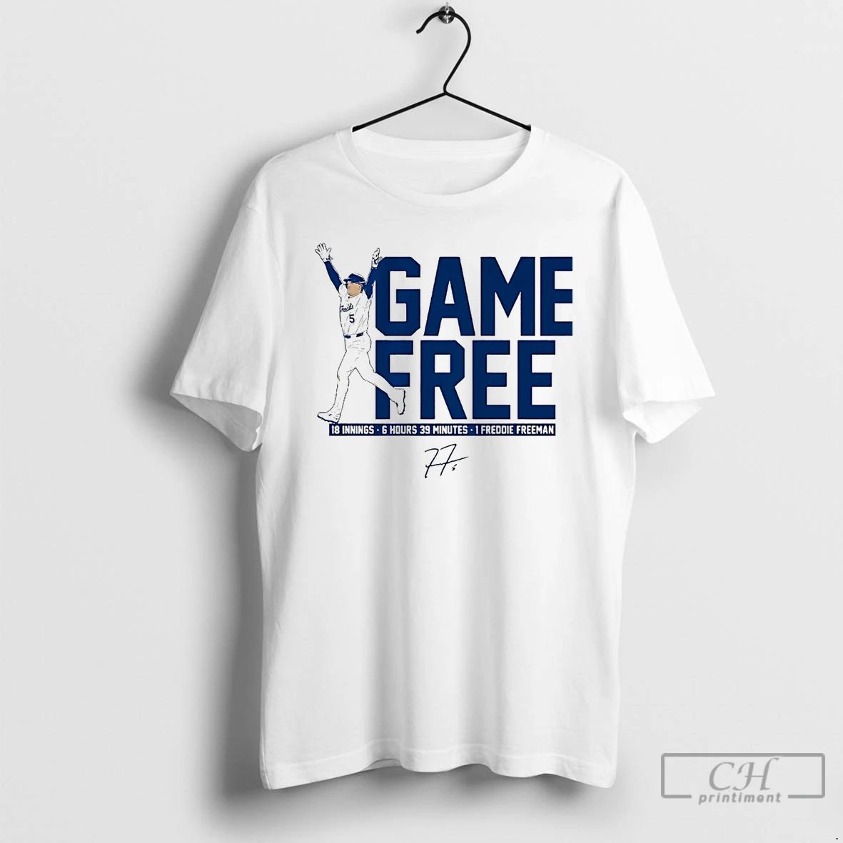 Classic Freddie Freeman Game Free 18 Innings 6 Hours 39 Minutes T Shirts