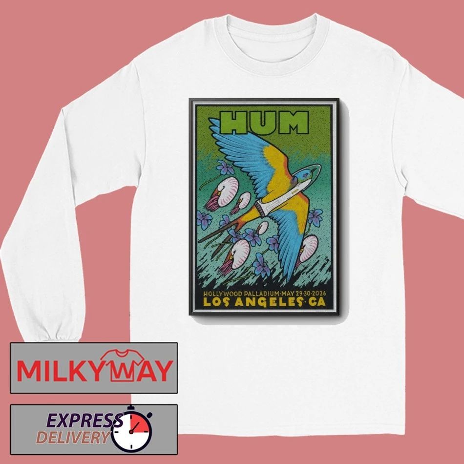 LIMITED Hum May 29 & 30 2026 TOUR Los Angeles, CA POSTER shirt