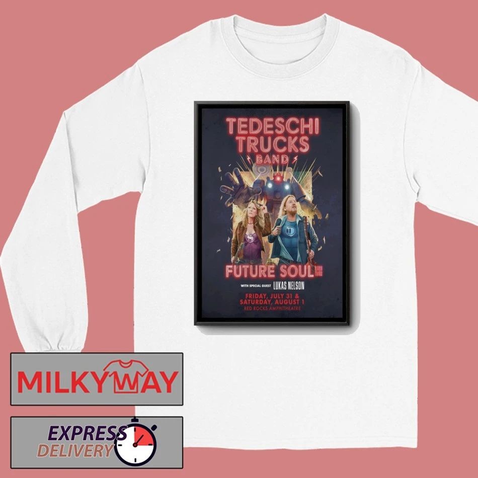 Tedeschi Trucks Band At Red Rocks Amphitheatre On Jul 31-Aug 1 2026 Poster shirt