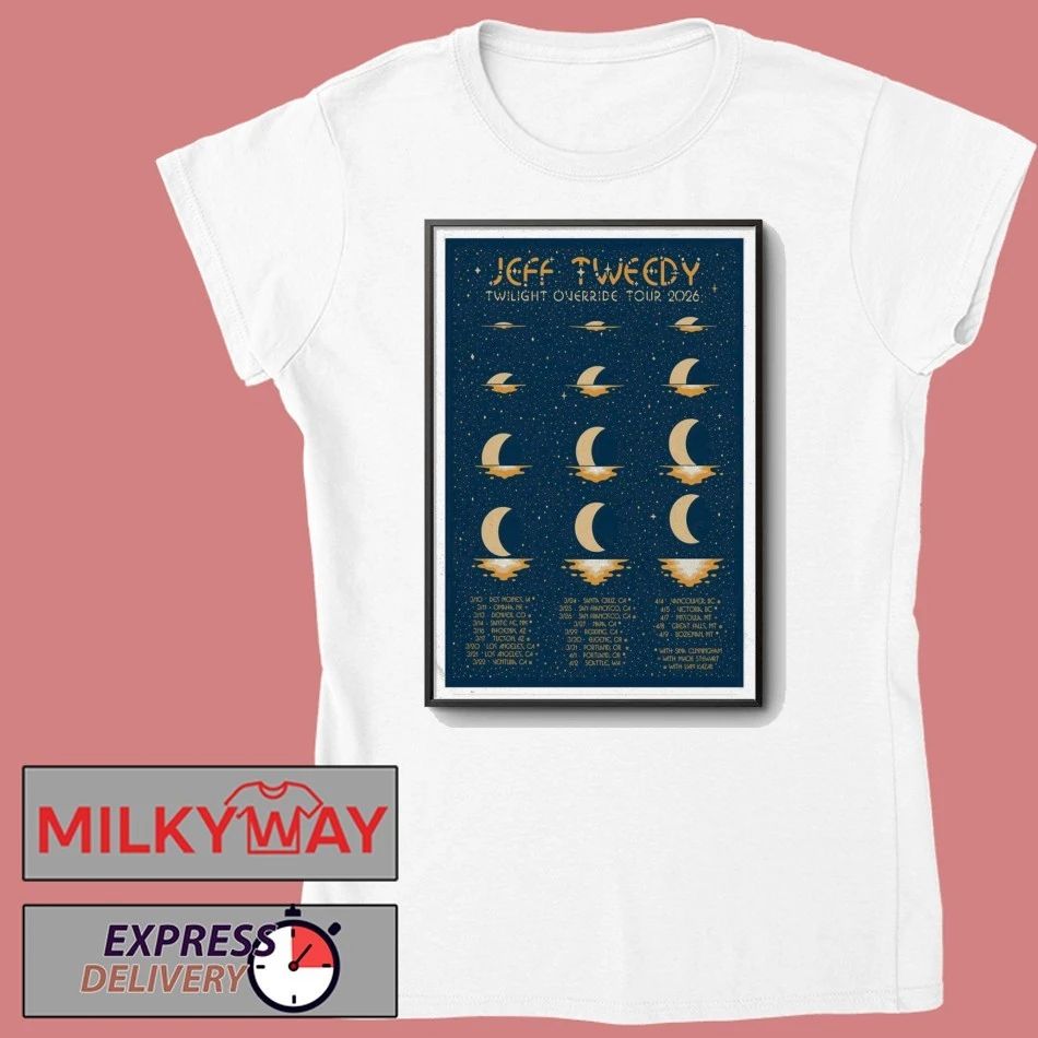 Jeff Tweedy Twilight Override March-April 2026 Tour Poster shirt