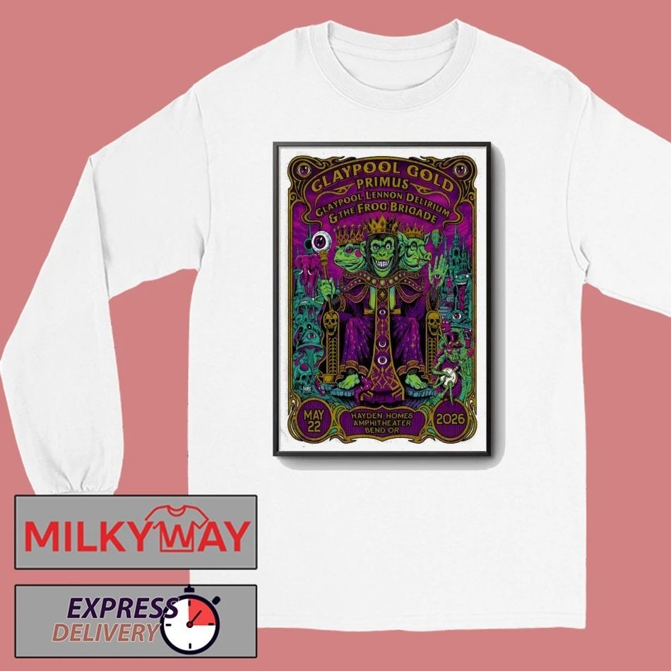 Primus May 22 2026 Hayden Homes Amphitheater in Bend Oregon Poster shirt