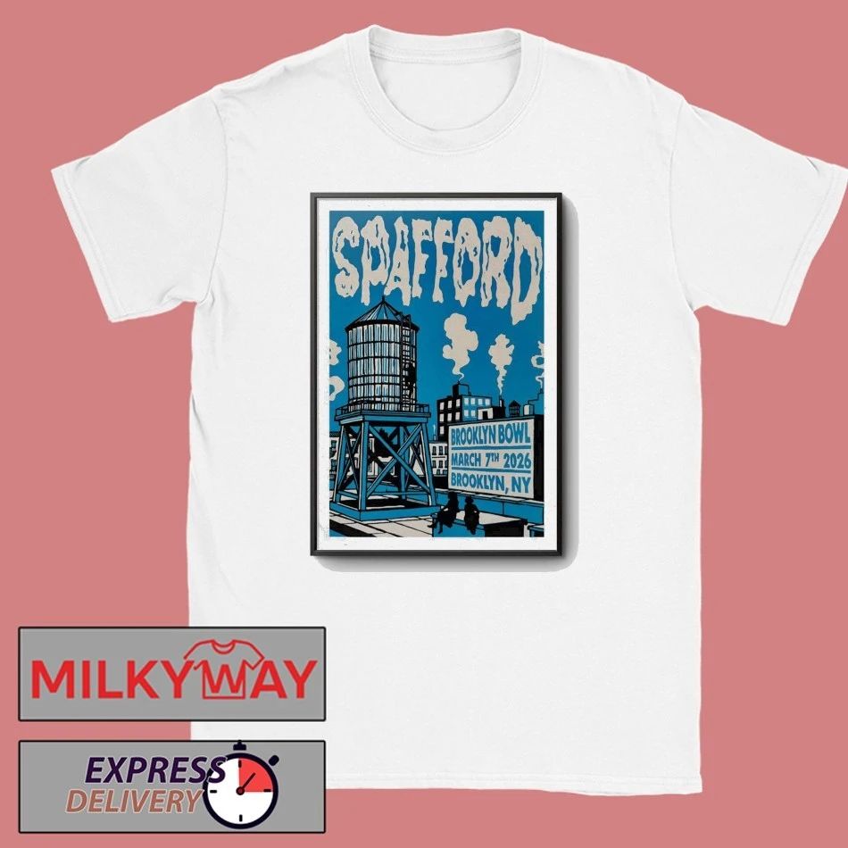 Spafford Brooklyn NY On March 7 2026 Poster shirt