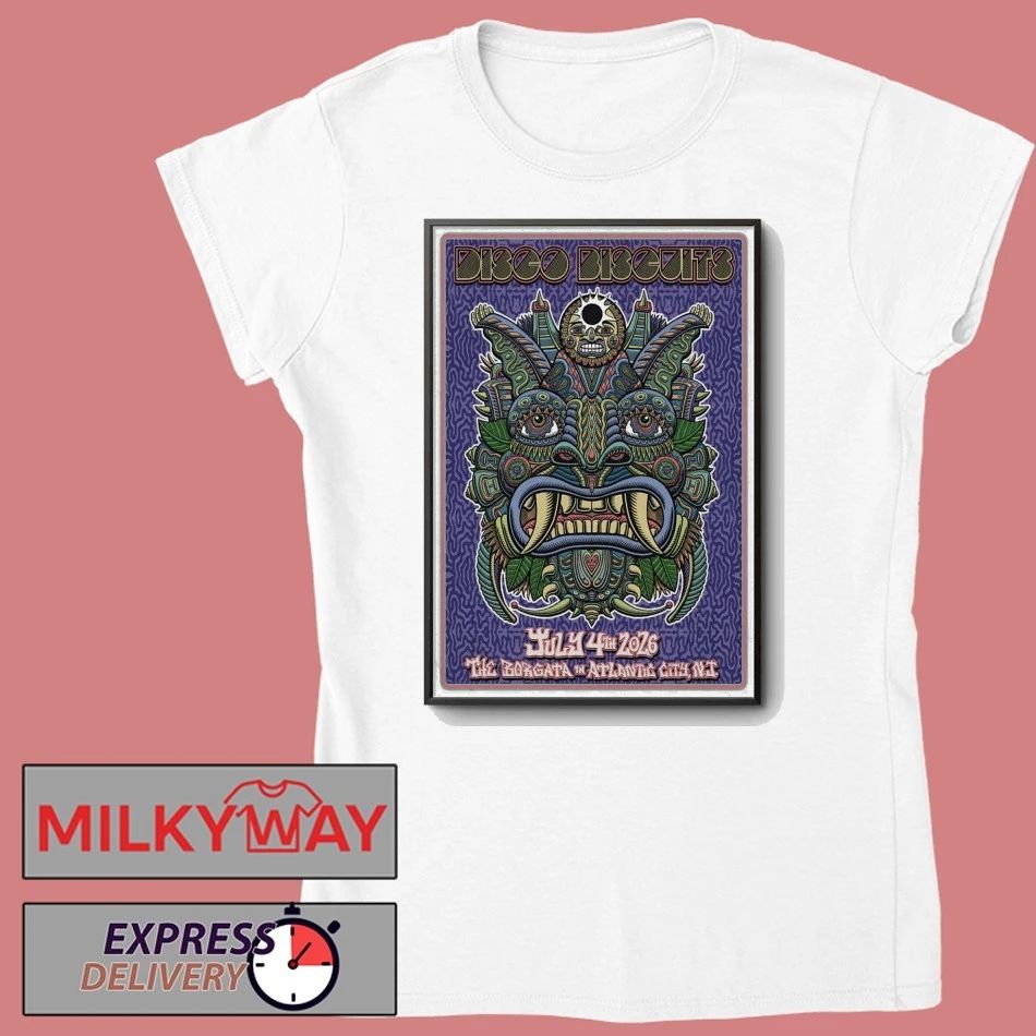 The Disco Biscuits Borgata Event Center In Atlantic City NJ Jul 4 2026 Poster shirt