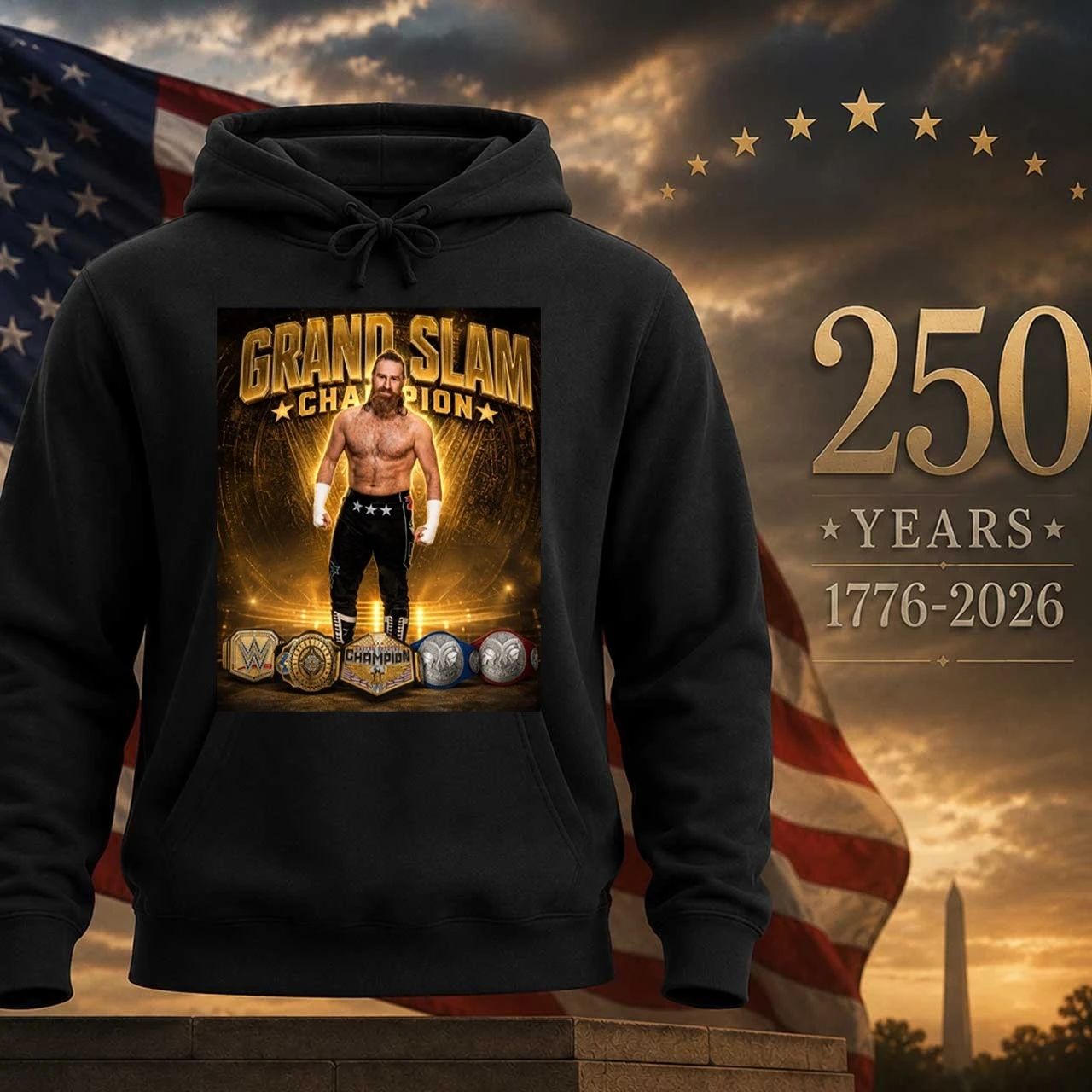Sami Zayn Grand Slam Champion Shirt