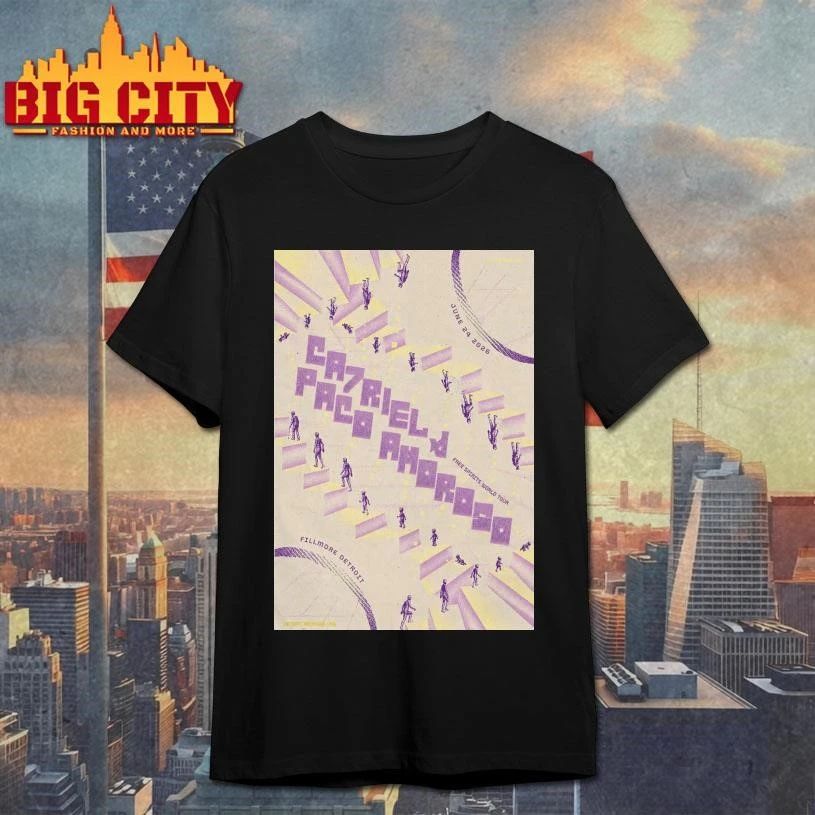 CA7RIEL And Paco Amoroso In Detroit MI On June 24 2026 Tour Poster Shirt