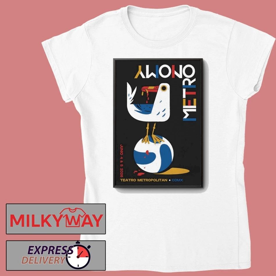 Metronomy Mexico City Tour On Jun 4-5 2026 Poster shirt