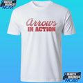 Arrows In Action Script Ringer Shirt