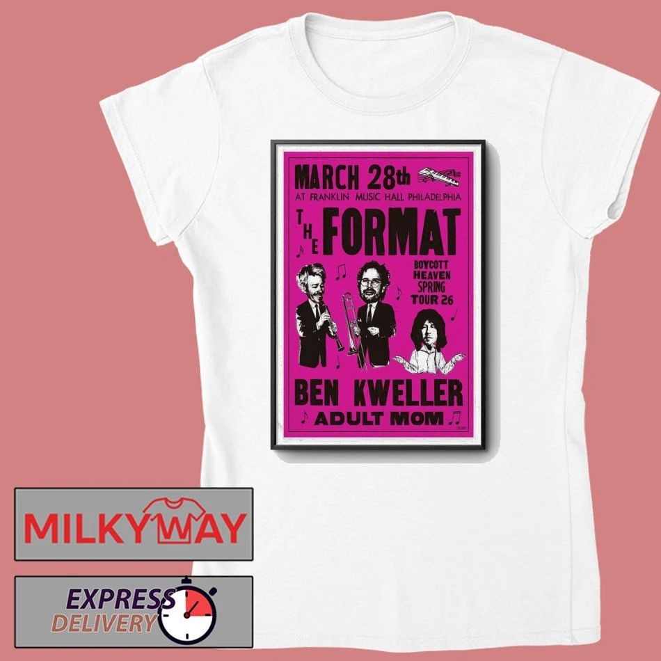 Mar 28, 2026 The Format Tour Franklin Music Hall Philadelphia Poster shirt