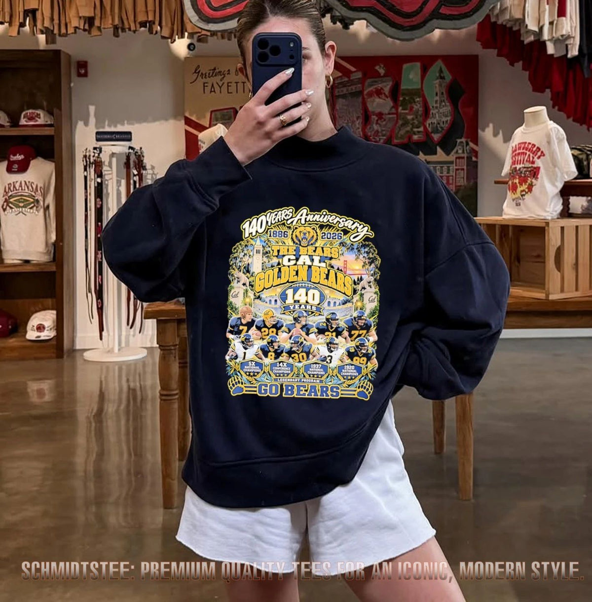 California Golden Bears 140th years Anniversary 1886-2026 go Bears shirt