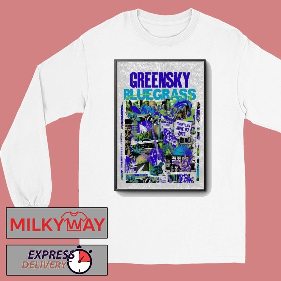 LIMITED Jun 03 2026 Greensky Bluegrass Poster Toronto, ON TOUR shirt