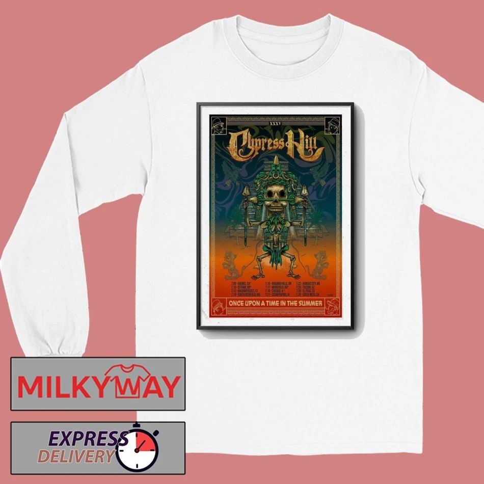 Cypress Hill Once Upon A Time In The Summer Tour Poster shirt
