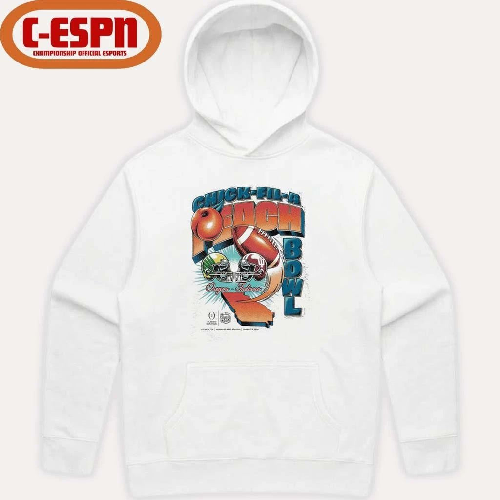CFP 2026 Peach Bowl Matchup T-Shirt Oregon Vs Indiana