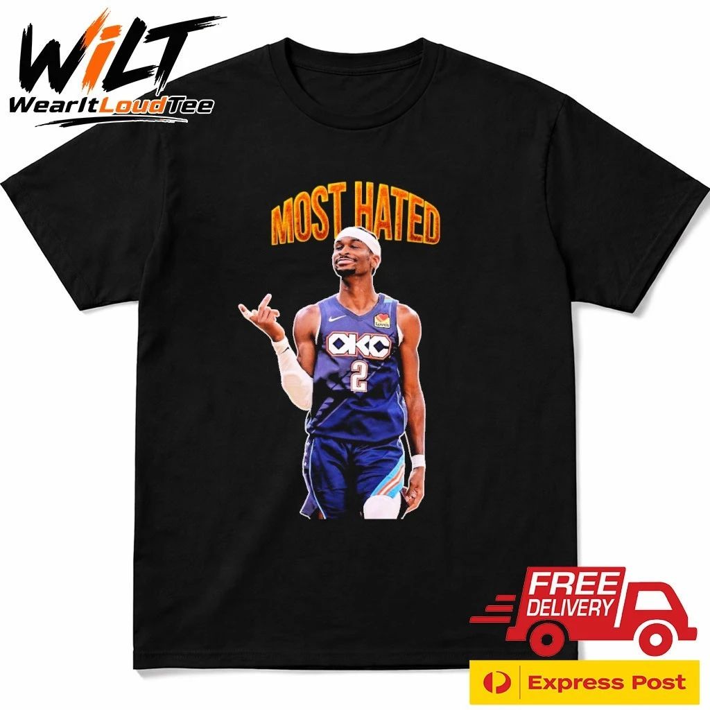 Shai Gilgeous-Alexander Most Hated Shirt OCK Thunder