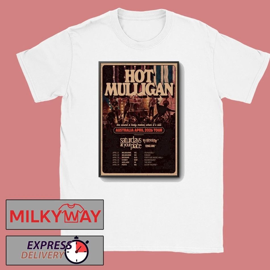 Mulligan Tour AUS April 2026 Poster shirt