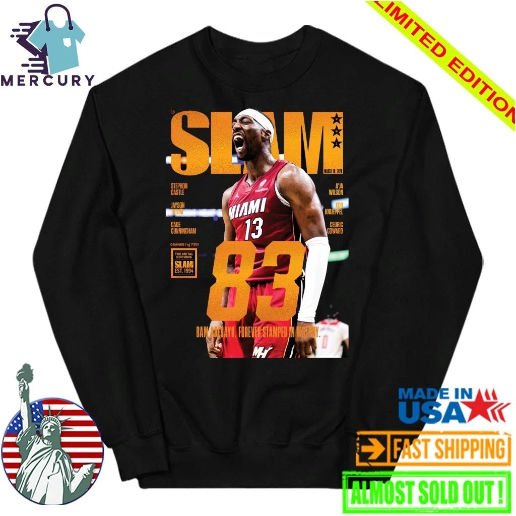 SLAM 83 Bam Adebayo Forever Stamped In History Shirt