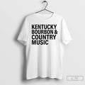 Classic Kentucky Bourbon And Country Music T Shirts
