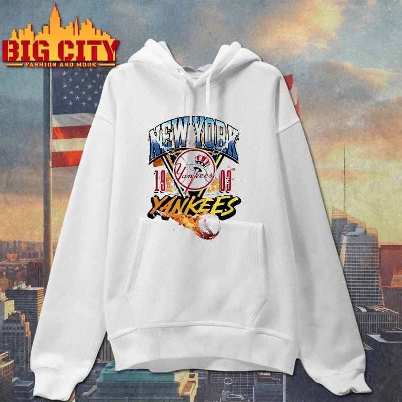 New York Yankees Fireball White Shirt